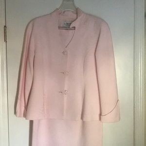 2 pc St Anthony Evening pink Skirt Suit. Sz 12